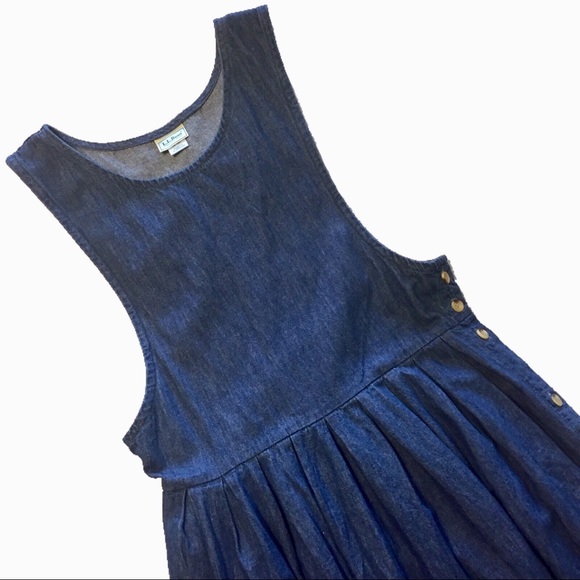 L.L. Bean Dresses & Skirts - Vintage L.L. Bean Denim Maxi Jumper